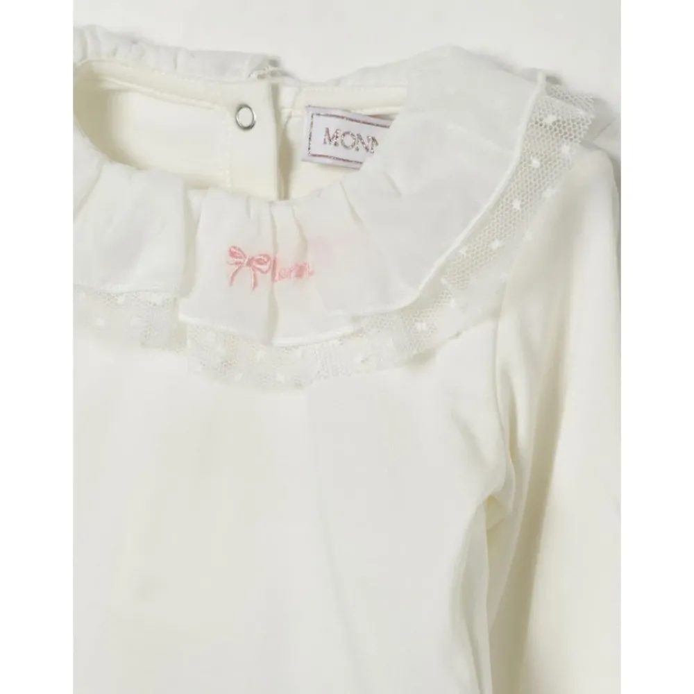 Monnalisa Bodysuits & Sets^Bodysuit met Volantkraag