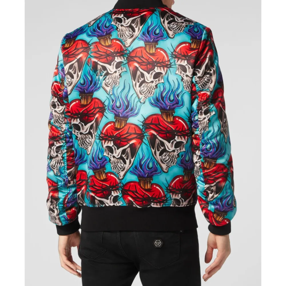 Heren Philipp Plein Jassen^Bomber Tattoo