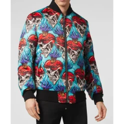 Heren Philipp Plein Jassen^Bomber Tattoo