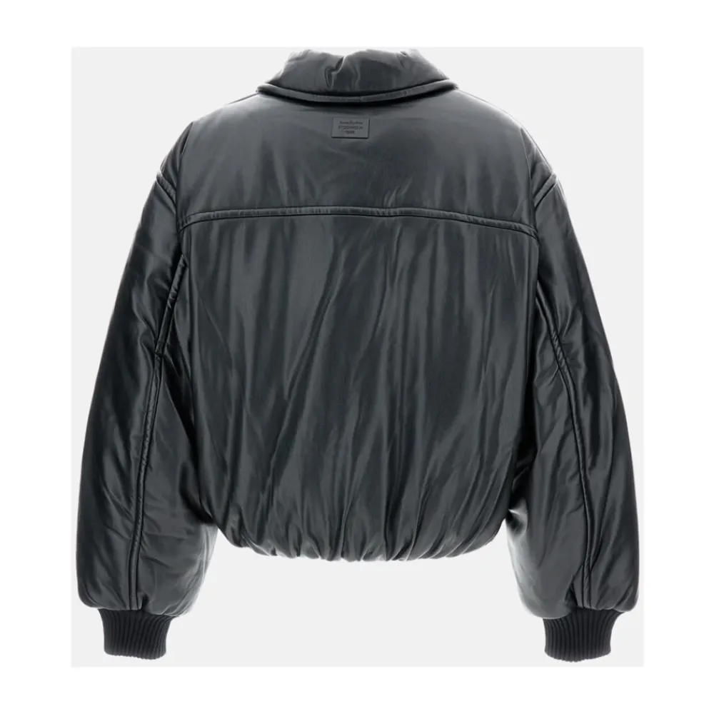 DAMES Acne Studios Bomberjack Gemaakt van Imitatieleer