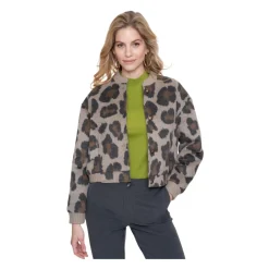 DAMES Geisha Jassen^Bomberjack Kamel/Antraciet