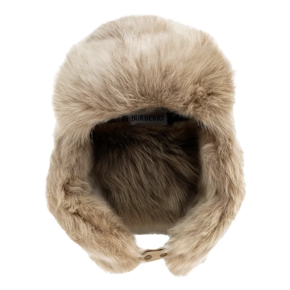 Heren Burberry Bontmuts met oorflappen