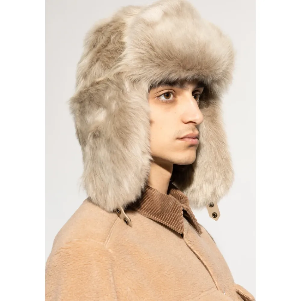 Heren Burberry Bontmuts met oorflappen