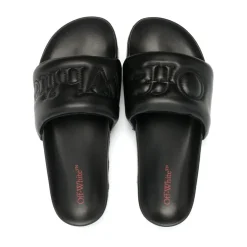 DAMES Off White Slippers^Bookish Sponge Logo Slides