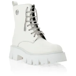 DAMES Philipp Plein Boots Mid Flat Hexagon