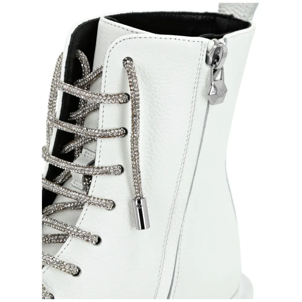 DAMES Philipp Plein Boots Mid Flat Hexagon