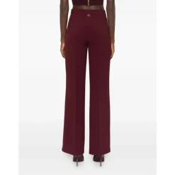 DAMES Twinset Broeken^Bordeaux Broek Stijlvol Comfort Chic Look