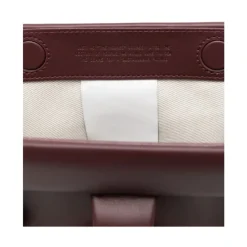 DAMES THEMOIRè Clutches^Bordeaux Geplooide Schoudertas met Magneetsluiting