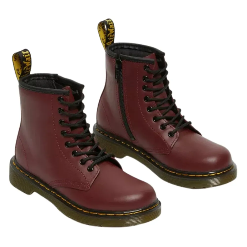 Dr. Martens Laarzen^Bordeaux leren enkelboots