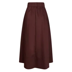 DAMES Neo Noir Rokken^Bordeaux Poplin Shirt