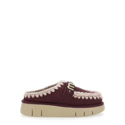 DAMES Mou Loafers^Bordeaux Sandalen met Bounce Clog Logo