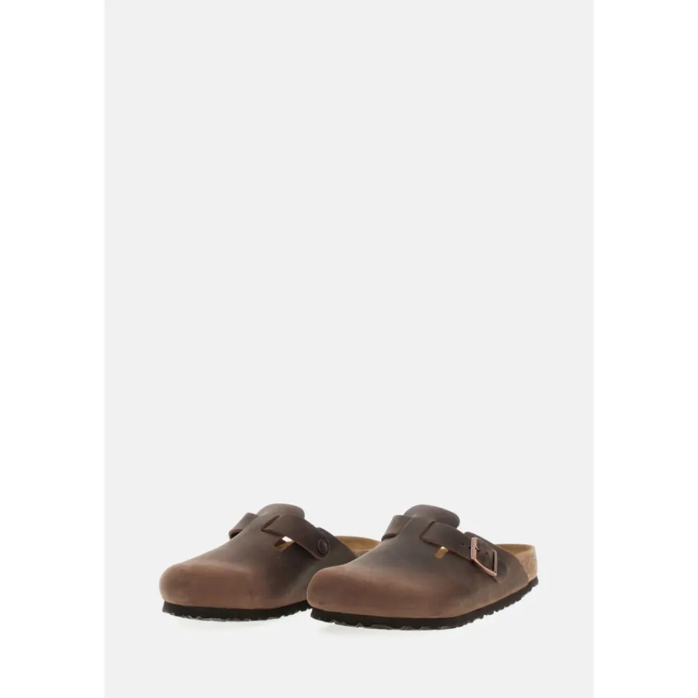 Heren Birkenstock Instappers & Slip Ons^Boston Narrow Fit