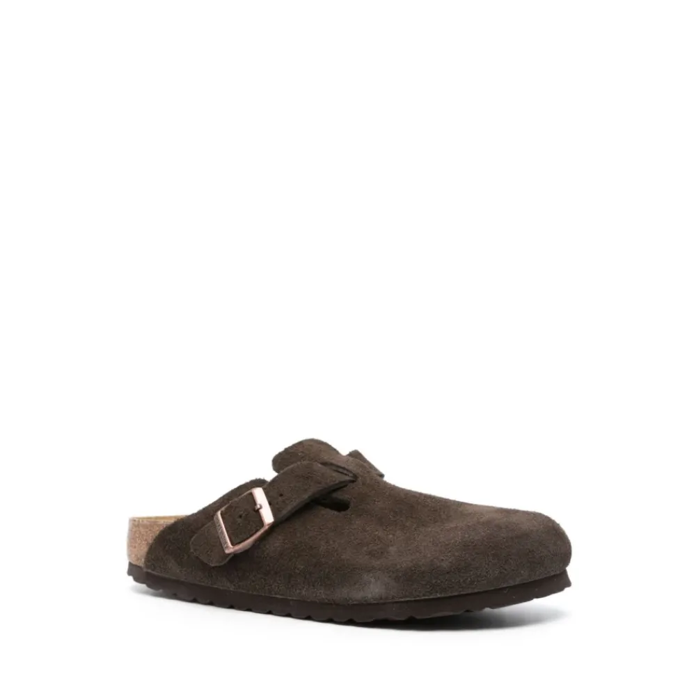 Heren Birkenstock Instappers & Slip Ons^Boston Narrow Fit
