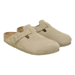 DAMES Birkenstock Boston Suède Sandalen Narrow
