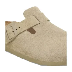 DAMES Birkenstock Boston Suède Sandalen Narrow