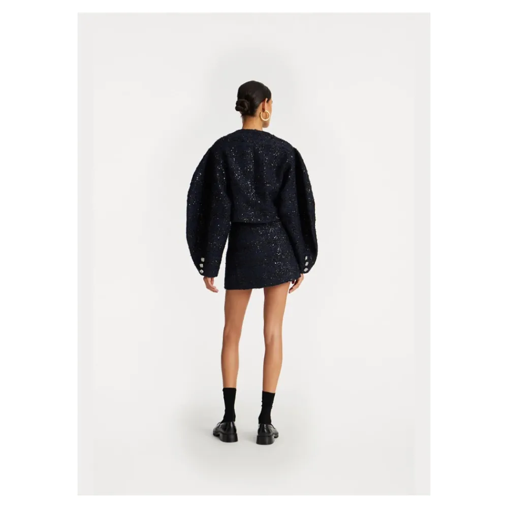 DAMES ROTATE Birger Christensen Boucle Mini Rok