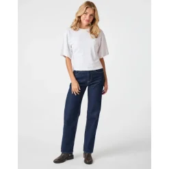 DAMES Neo Noir Boxy Tee met Taille Detail