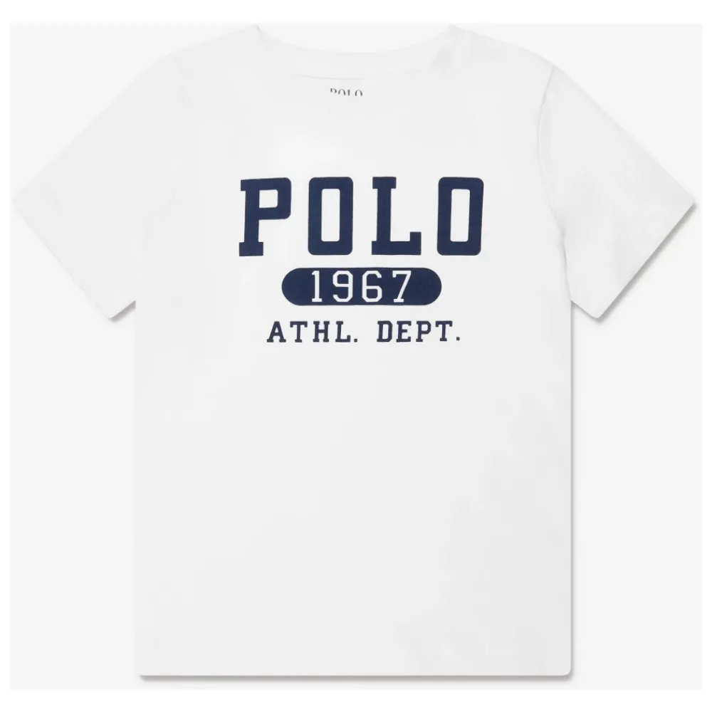 Ralph Lauren Nachtkleding^Boys Varsity Pyjama Set in Navy