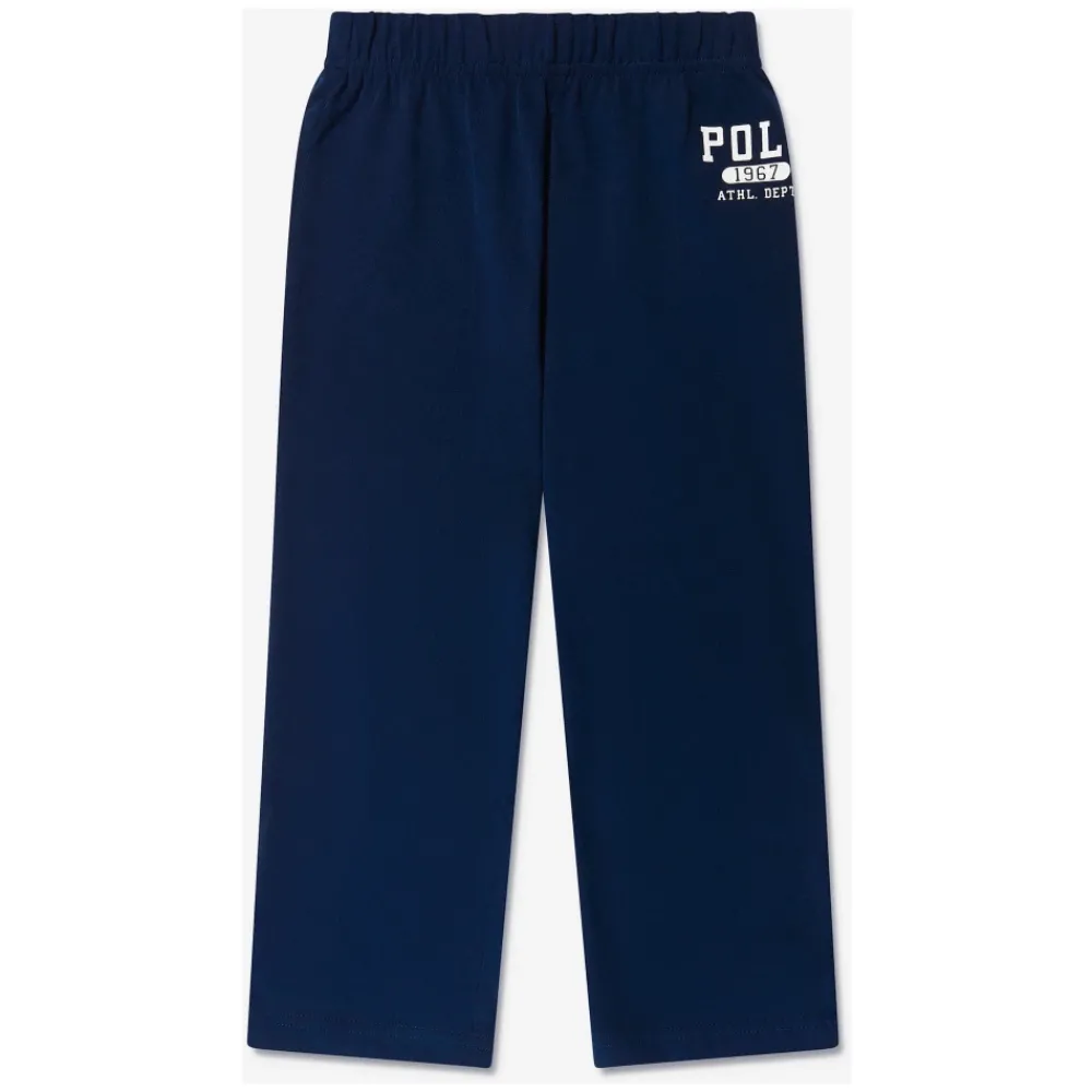 Ralph Lauren Nachtkleding^Boys Varsity Pyjama Set in Navy