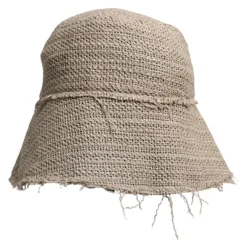 Heren Dolce & Gabbana Brede Rand Linnen Bucket Hat met Logo