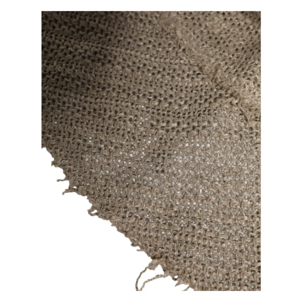 Heren Dolce & Gabbana Brede Rand Linnen Bucket Hat met Logo