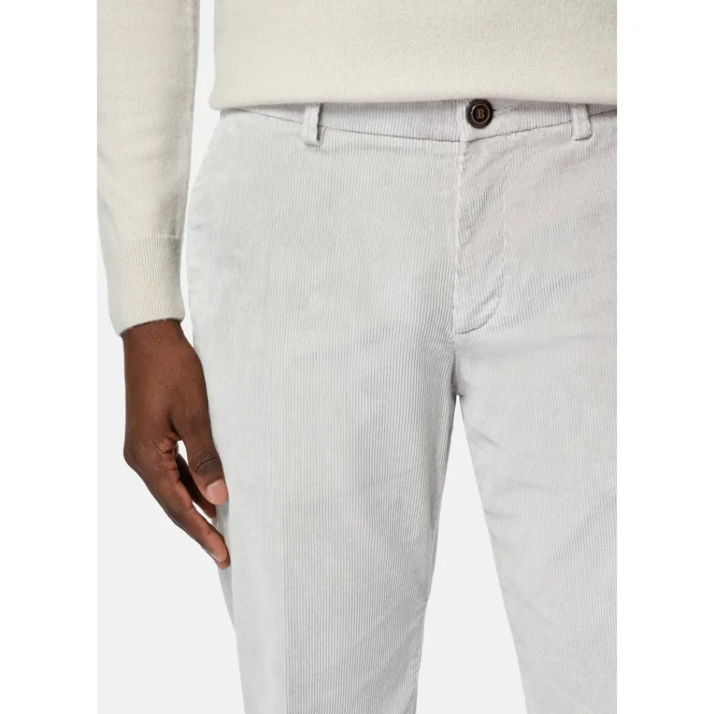 Heren Boggi Milano Broeken van stretchfluweel