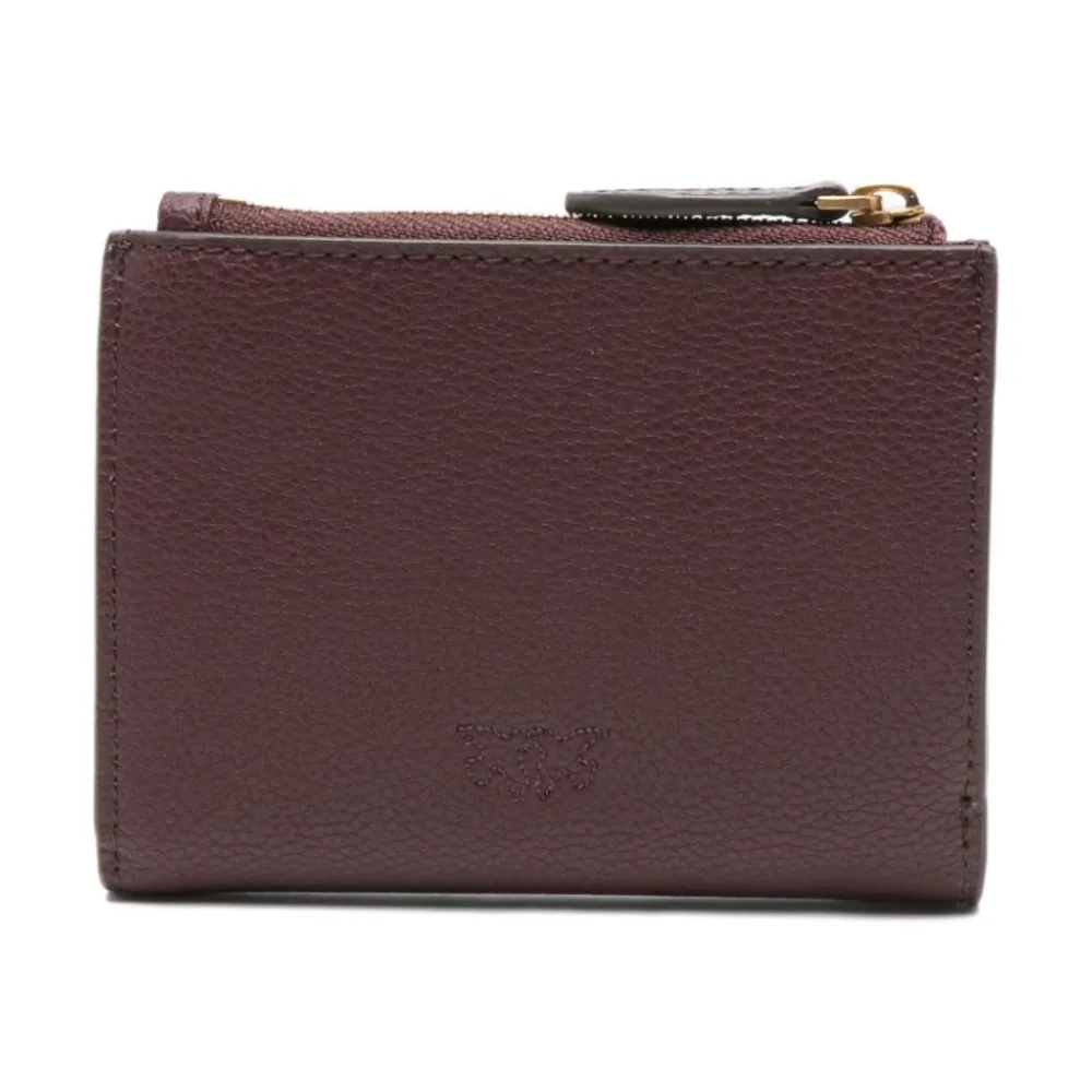 DAMES PINKO Portefeuilles^en Goud Leren Portemonnee