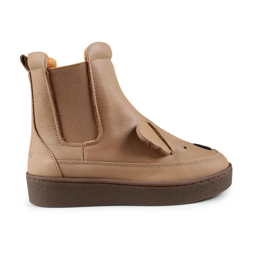 Donsje Laarzen^Leren Koala Enkellaarzen