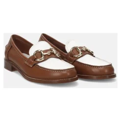DAMES CALPIERRE Loafers^Leren Mocassin Horsebit Schoen
