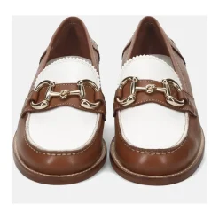 DAMES CALPIERRE Loafers^Leren Mocassin Horsebit Schoen
