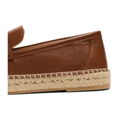 Heren Valentino Garavani Espadrilles^Leren Platte Schoenen met VLogo