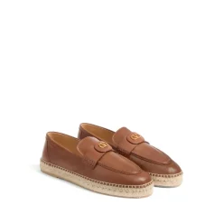 Heren Valentino Garavani Espadrilles^Leren Platte Schoenen met VLogo