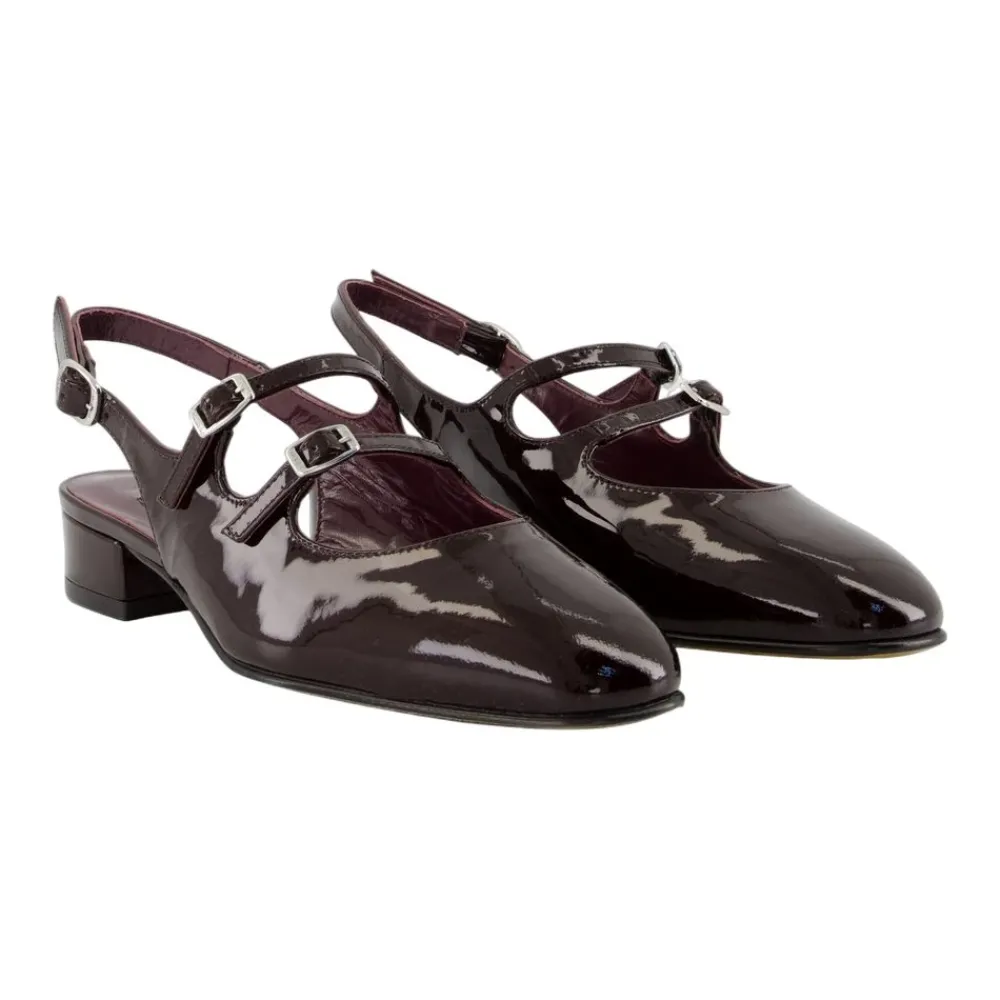 DAMES Carel leren puntige neus sandalen