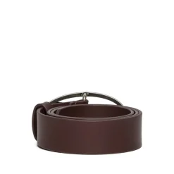 Diesel Leren Riem met Zilveren Gesp