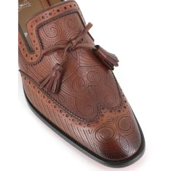 Heren Christian Louboutin Leren Sandalen Zwaluwstiksels