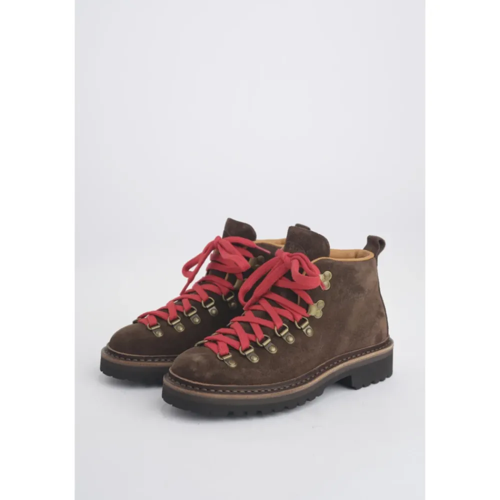 Fracap Outdoorschoenen^Leren Veterschoenen