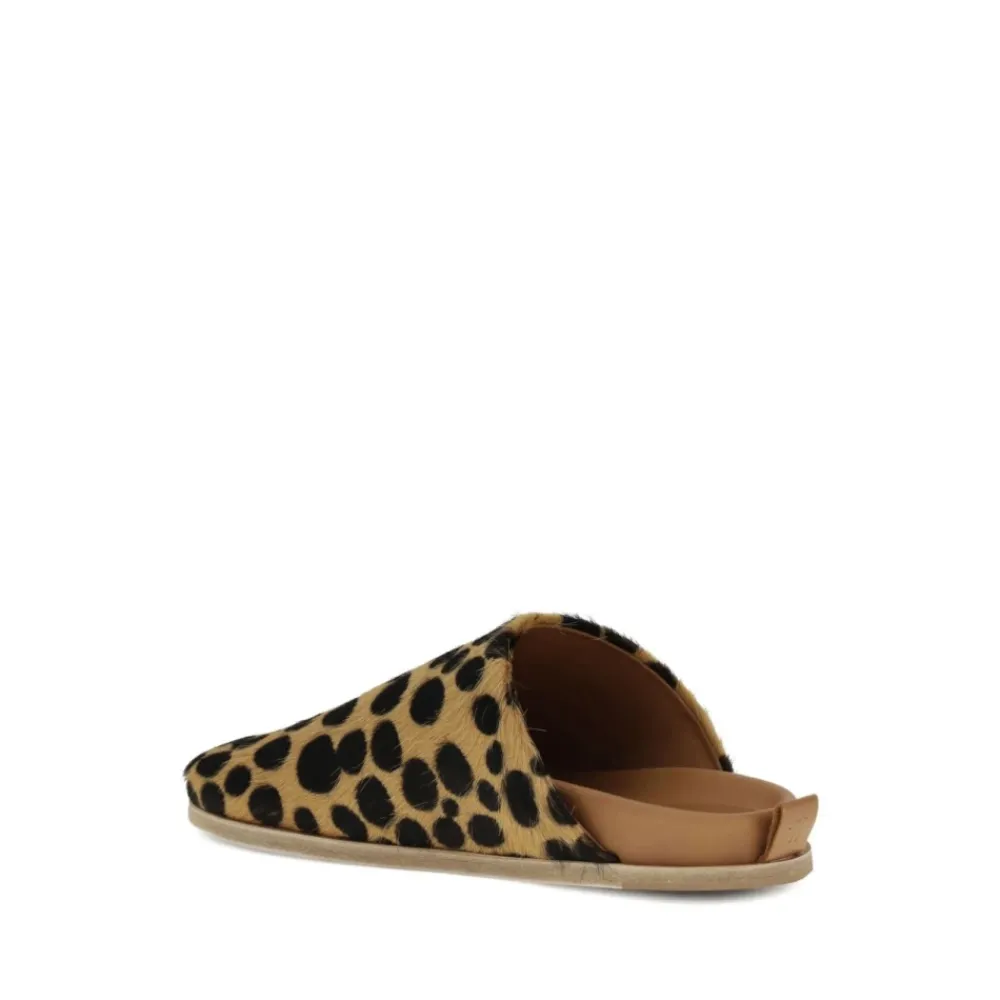 DAMES Forte Forte Loafers^Ponyhaar Gevlekte Sandalen