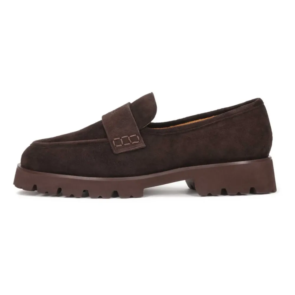 DAMES Kazar Loafers^suède instap halfschoenen