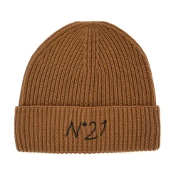 N21 Mutsen En Petten^e Beanie met Logo Borduursel