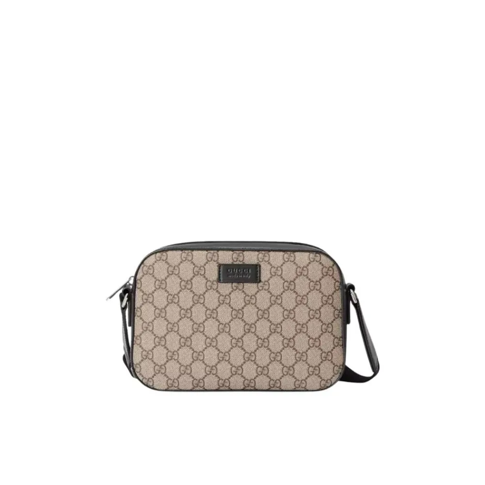Heren Gucci Tassen^e Canvas Messenger Tas