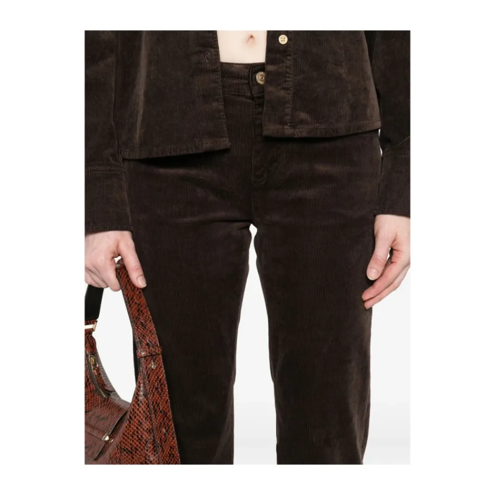 DAMES 7 For All Mankind Broeken^e Corduroy Five-Pocket Jeans