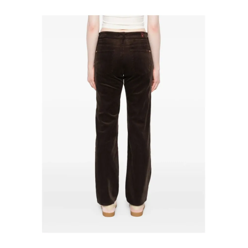 DAMES 7 For All Mankind Broeken^e Corduroy Five-Pocket Jeans