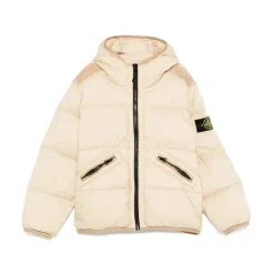 Stone Island Jassen^e donsgevulde stretchstofjas