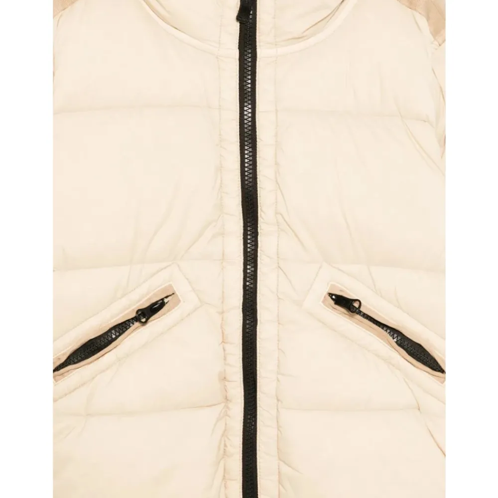 Stone Island Jassen^e donsgevulde stretchstofjas