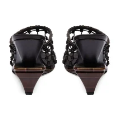 DAMES Jacquemus Bruine en Zwarte Sandalen voor Vrouwen