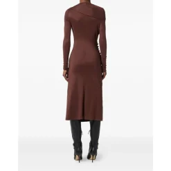 DAMES Elisabetta Franchi e Gedrapeerde Potloodmouw Jurk