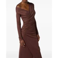 DAMES Elisabetta Franchi e Gedrapeerde Potloodmouw Jurk