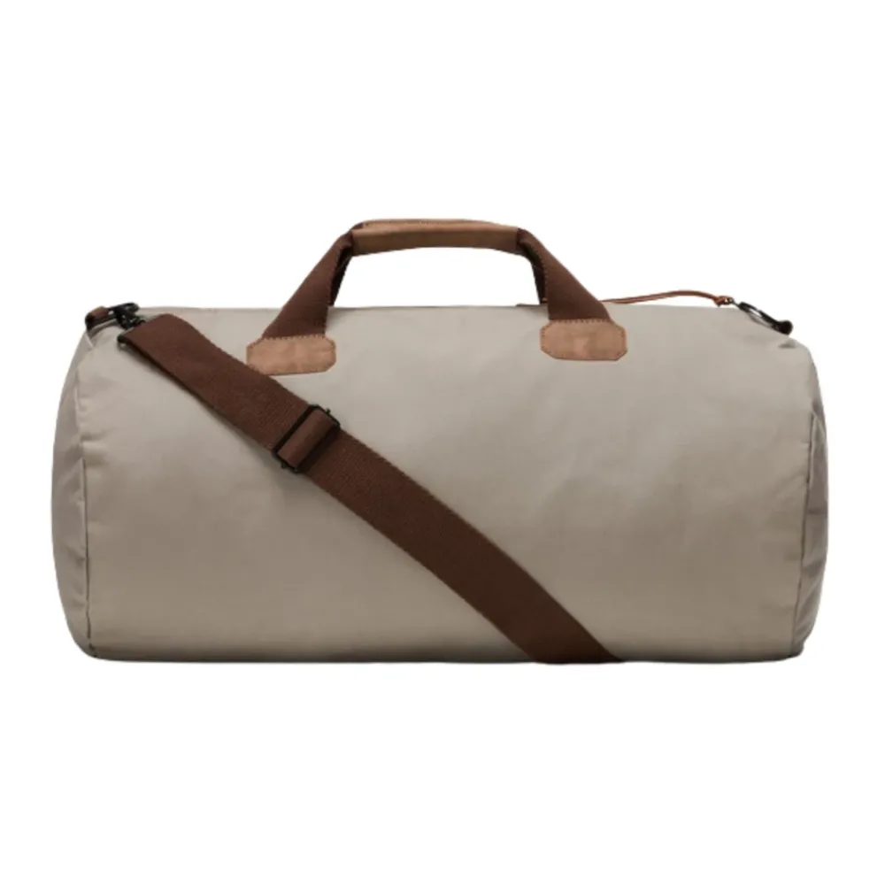 DAMES Napapijri Bruine gewaxte katoenen weekendtas met schouderband