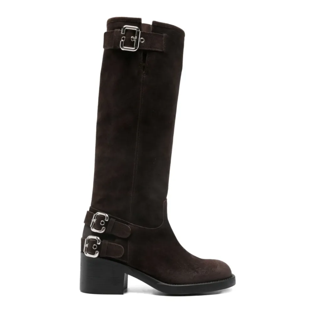 DAMES Chloé Enkellaarsjes|Laarzen^e laarzen met gespen