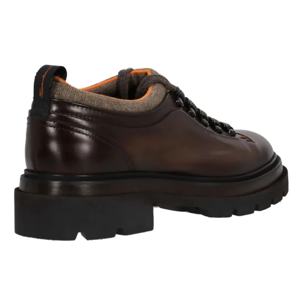 Heren Santoni Nette Schoenen^e leren Alpine platte schoenen